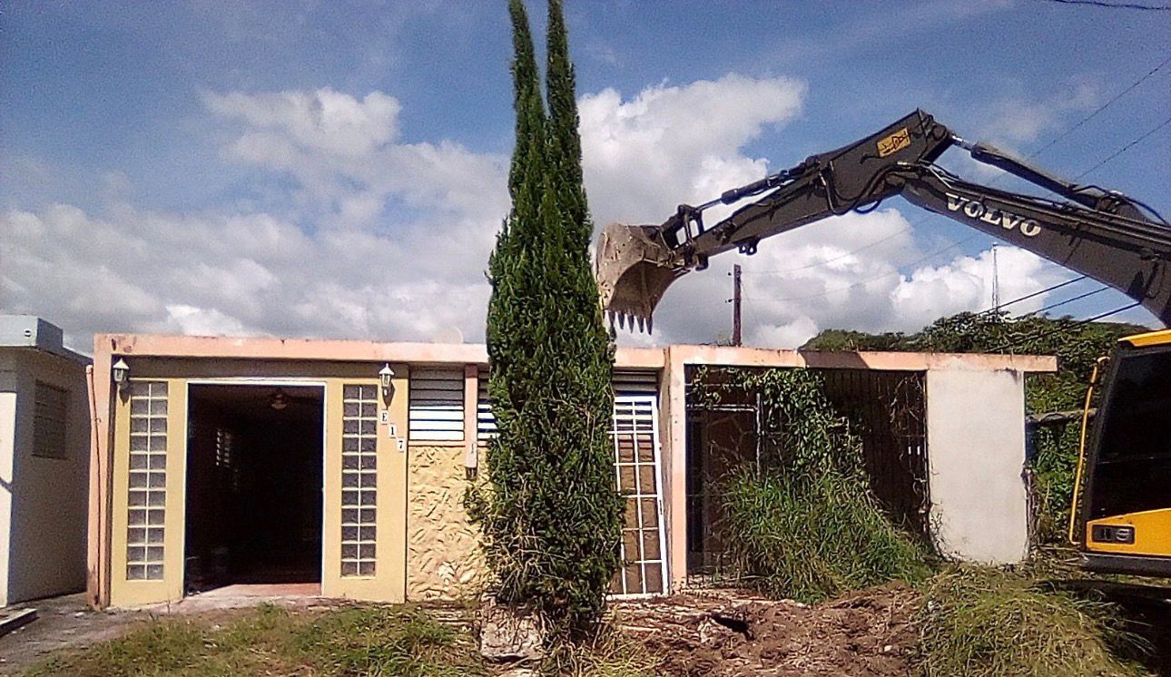 Demolition before